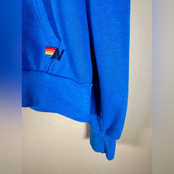 Aviator Nation 5 Stripe Zip-Up Hoodie UNISEX - Picture 6 of 12